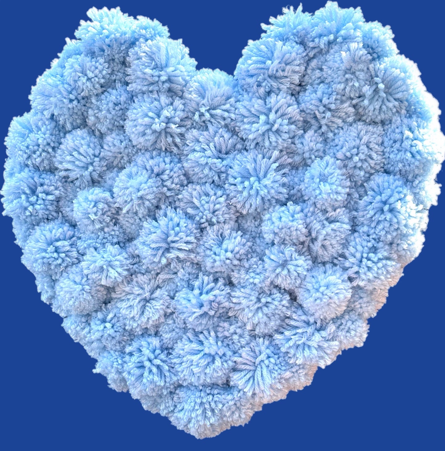 Pom Pom Heart Sculpture