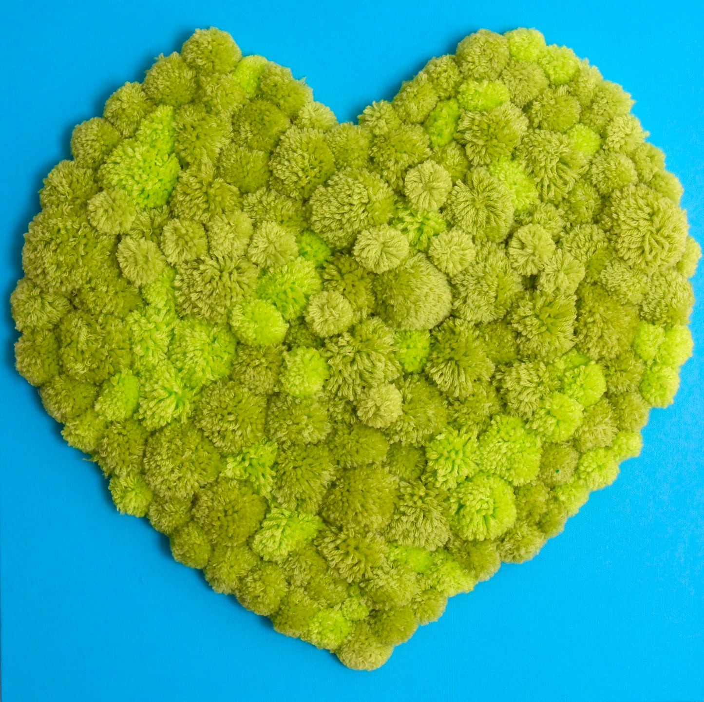 Pom Pom Heart Sculpture