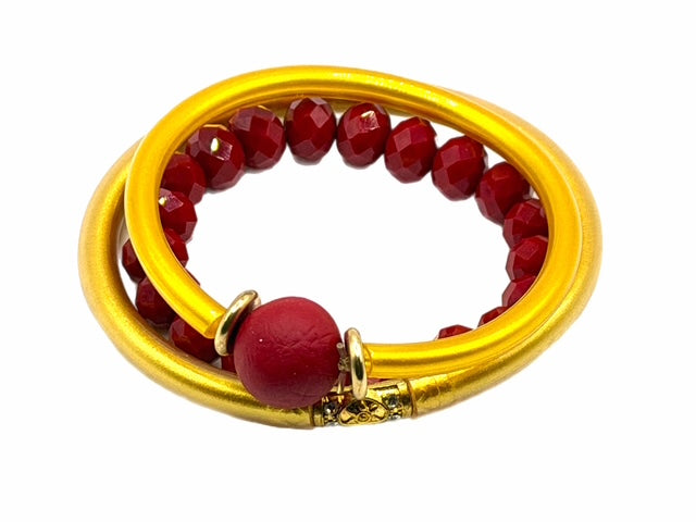 Modern Minimalist Bangle Triple Stack