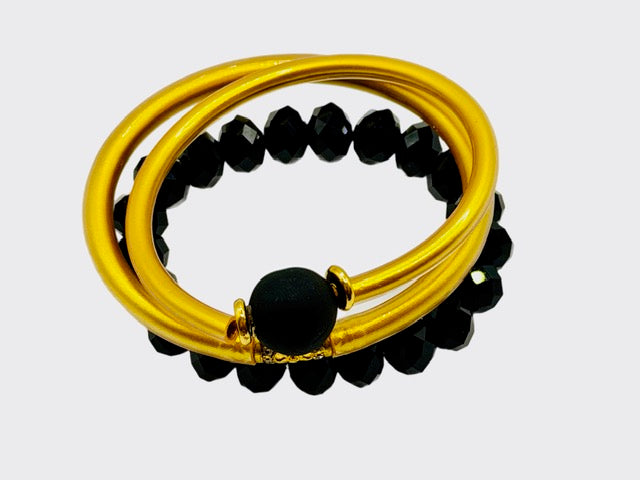 Modern Minimalist Bangle Triple Stack