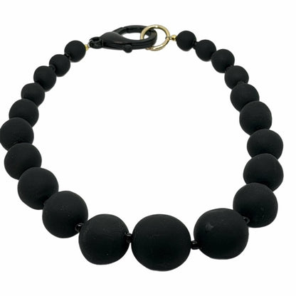 Hand-Rolled Clay Jumbo Beaded Necklace: CORE COLLECTION